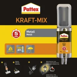 2 Komponenten-Epoxydharz-Kleber 'Kraft-Mix Metall' metallfarben 35 g