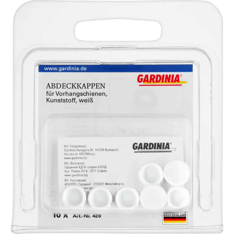 Abdeckkappen für Vorhangschienen