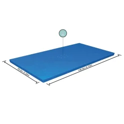 Abdeckplane für Steel Frame Pool, Größe: 410 x 226 cm