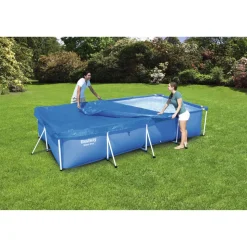 Abdeckplane für Steel Frame Pool, Größe: 410 x 226 cm