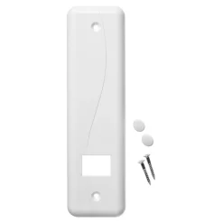 Abdeckplatte 'DUO Maxi' weiß 18,5 cm