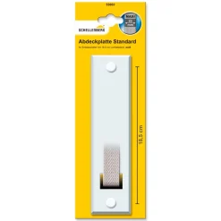 Abdeckplatte 'Standard Maxi' weiß 18,5 cm