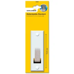 Abdeckplatte 'Standard Maxi' weiß 13,5 cm