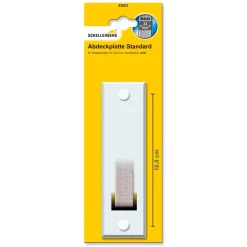 Abdeckplatte 'Standard Maxi' weiß 16 cm