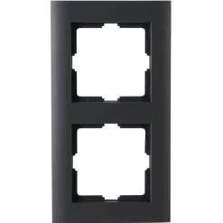 Abdeckrahmen 'Athenis' 2-fach anthrazit