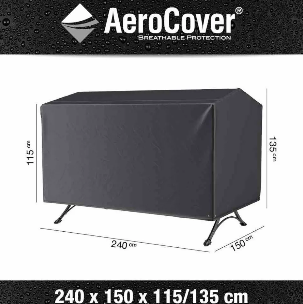 Abdeckung 'AeroCover' für Hollywoodschaukel UV-beständig & wasserabweisend 240 x 135 x 150 cm