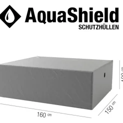 Abdeckung 'AquaShield' für Gartenmöbelset wasserabweisend 150 x 100 x 160 cm