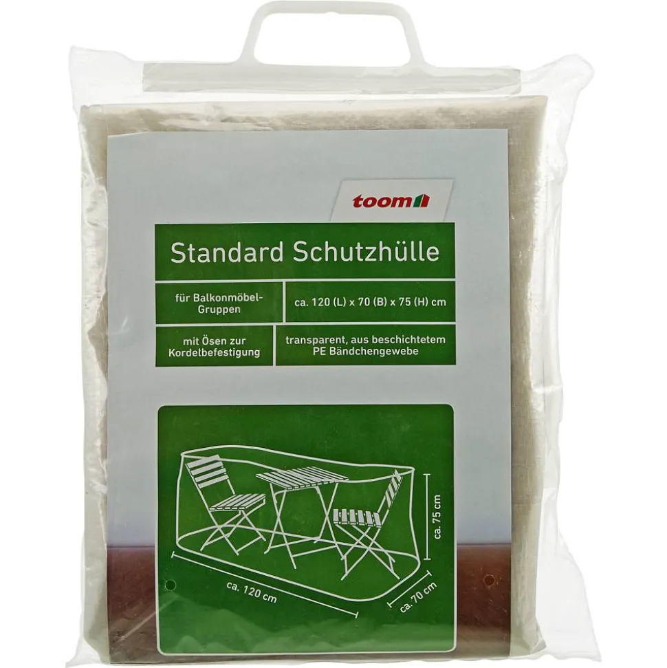Abdeckung für Balkonmöbelset wasserabweisend & witterungsbeständig 70 x 75 x 120 cm