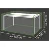 Abdeckung für Gartentisch wasserabweisend & UV-beständig 150 x 75 x 100 cm