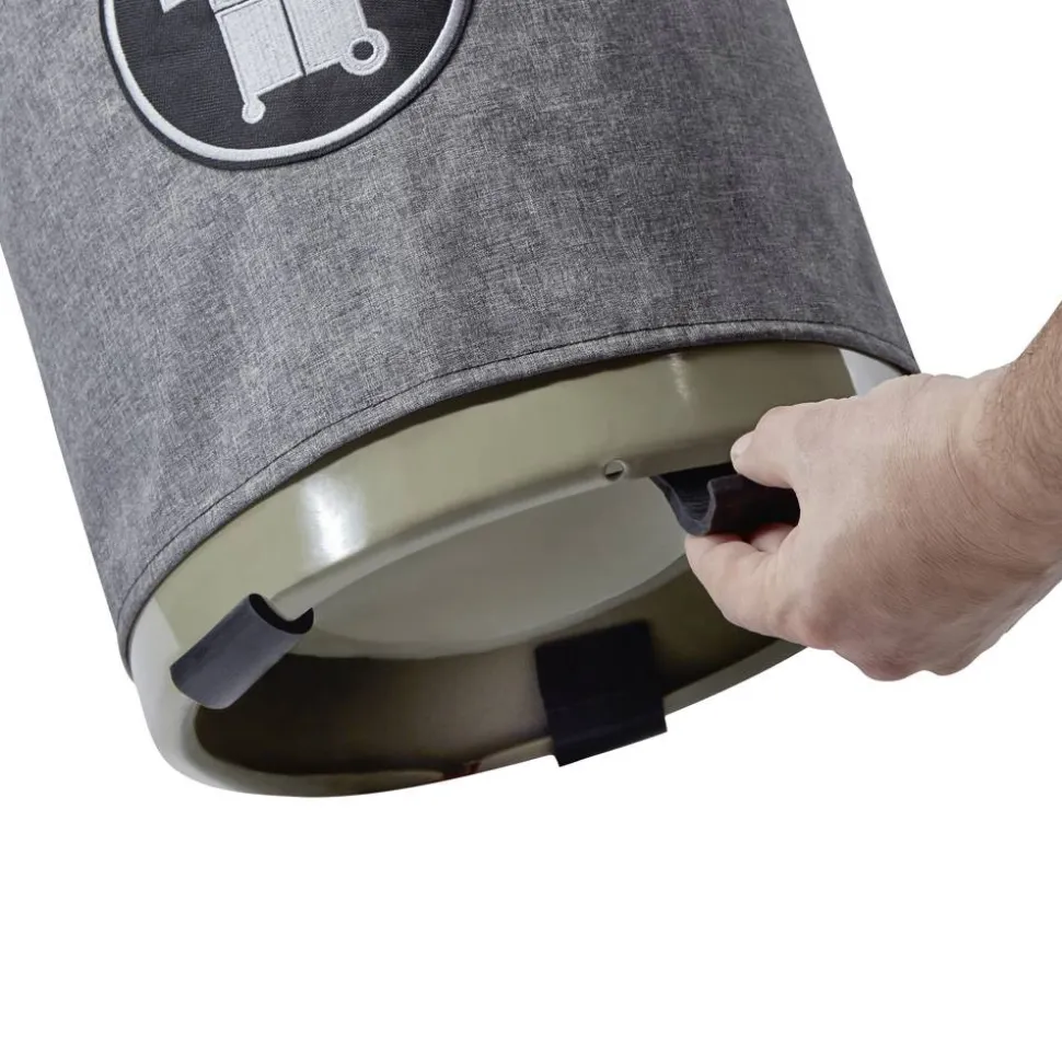 Abdeckung für Gasflaschen 5 kg schwarz 24 x 49 x 24 cm