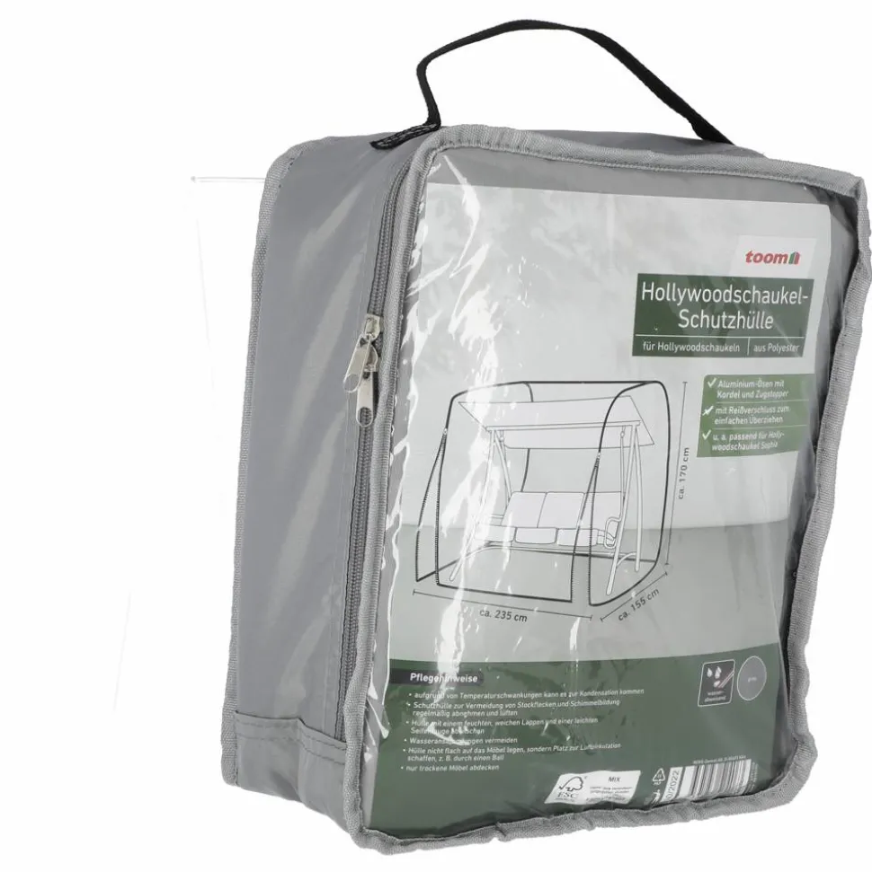 Abdeckung für Hollywoodschaukel wasserabweisend 155 x 170 x 235 cm