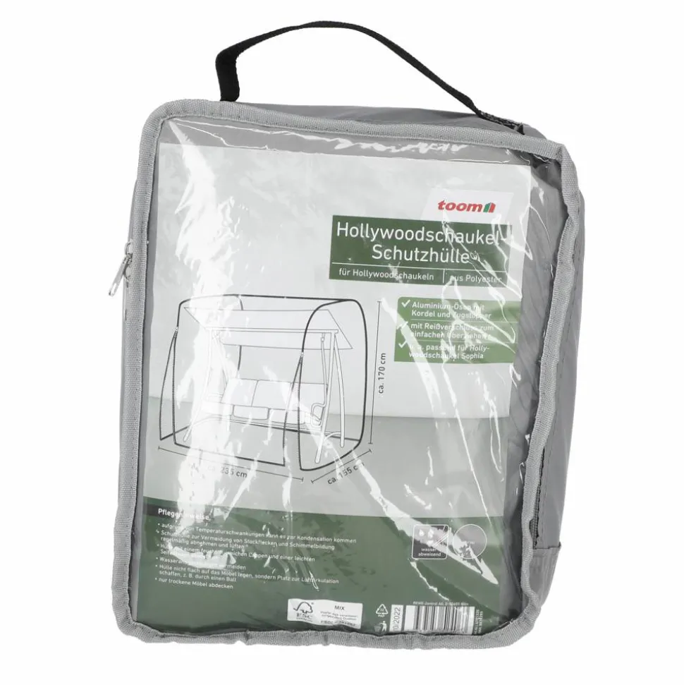 Abdeckung für Hollywoodschaukel wasserabweisend 155 x 170 x 235 cm