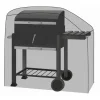 Abdeckung für Holzkohlegrill schwarz 136 x 58 x 101
