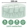 Abdeckung für Sitzgruppe UV-beständig 135 x 70 x 230 cm