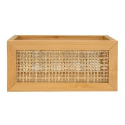 Ablagebox 'Allegre' Bambus/Rattan 15 x 15 x 7 cm