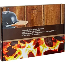 Ablagetisch für Kugelgrill Holz, Metall 24 x 35 cm