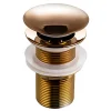 Ablaufventil ohne Staufunktion rose golden