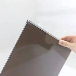 Abschlussprofil für Rückwandplatten, eckig, schwarz matt, 2100 mm