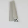 Abschlussprofil für Rückwandplatten, rund, alu silber matt, 2550 mm