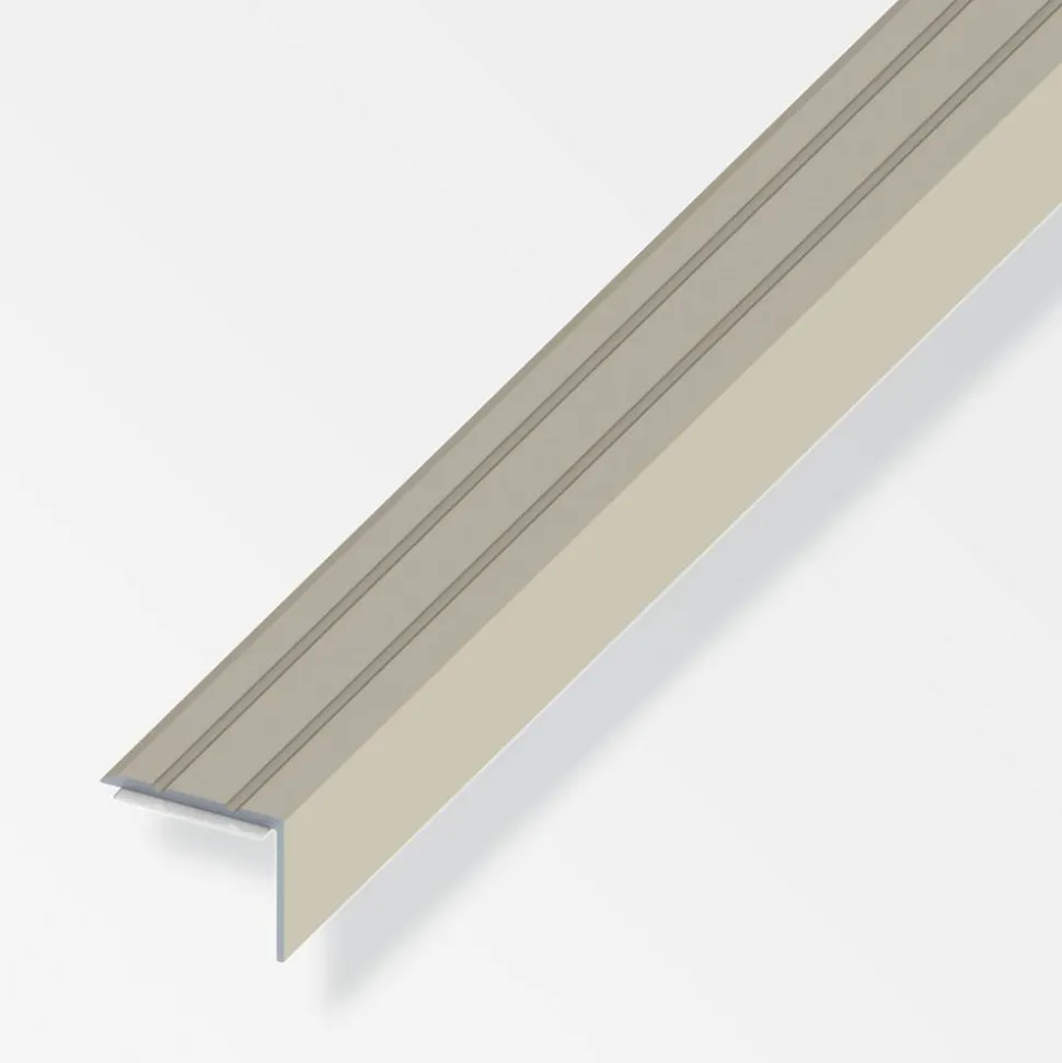 Abschlussprofil 'clipstech®' Aluminium titanfarben 1000 x 25 mm