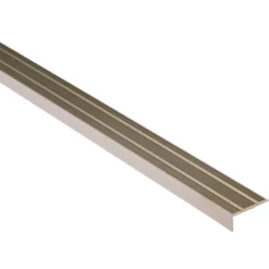 Abschlussprofil 'clipstech®' Aluminium titanfarben 1000 x 25 mm