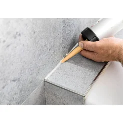 Abschlussprofil 'Neo Vario' Edelstahl silber 2500 x 4,5 mm