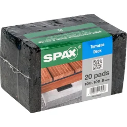 Abstandspads 100 x 100 x 8 mm 20 Stück