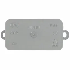 Abzweigkasten AP 1/2 mit Klemmen 75 x 45 x 40 mm grau