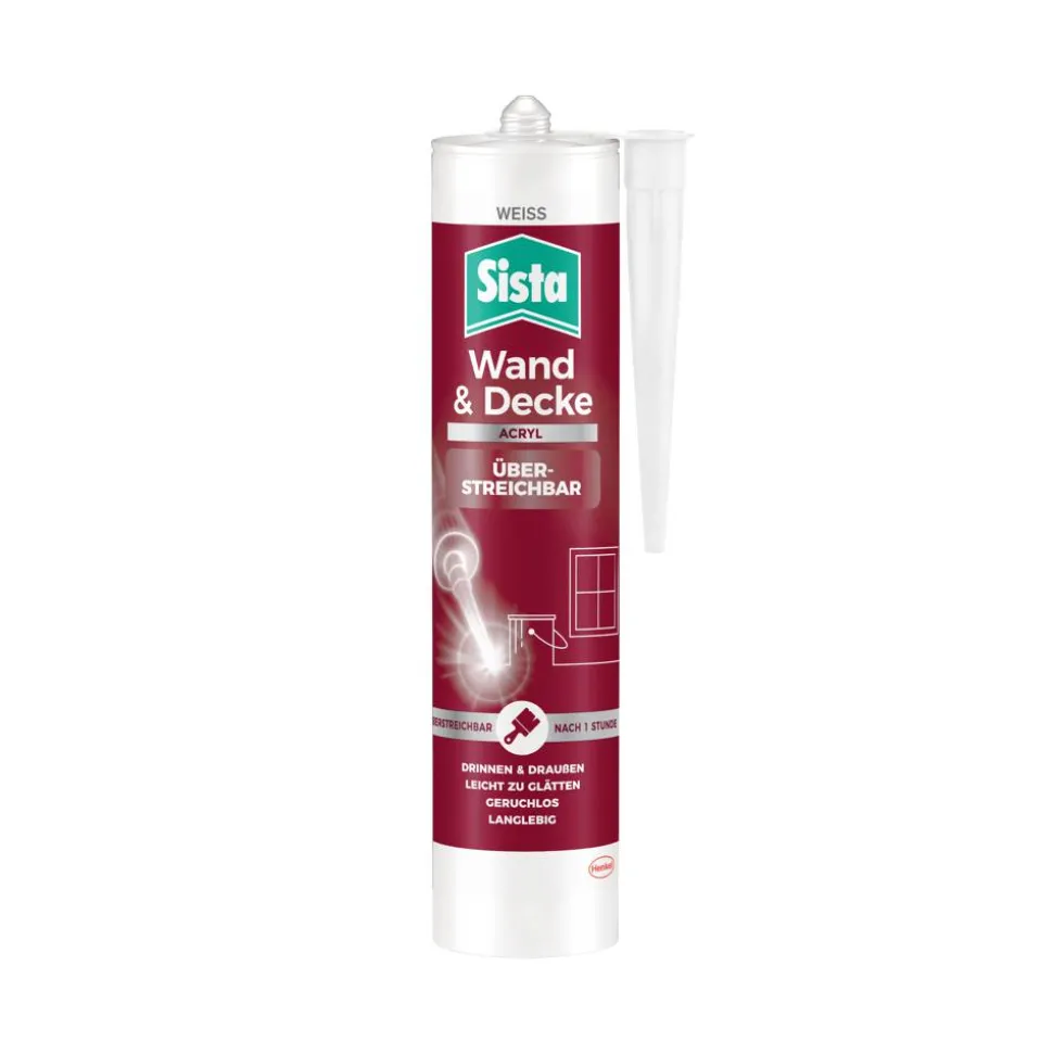 Acryl-Fugendichtmasse 'Wand & Decke' weiß 280 ml