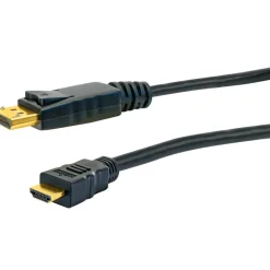 Adapterkabel DisplayPort auf HDMI schwarz 2 m