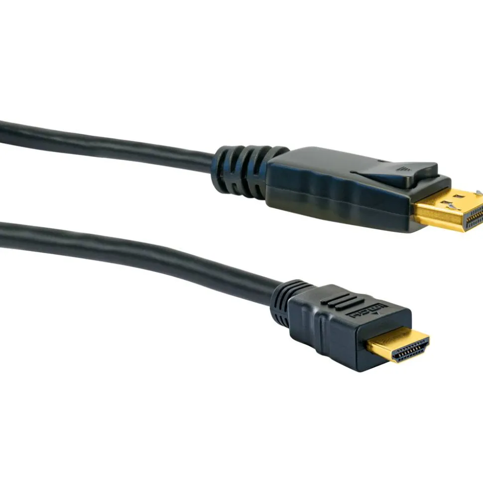 Adapterkabel DisplayPort auf HDMI schwarz 2 m