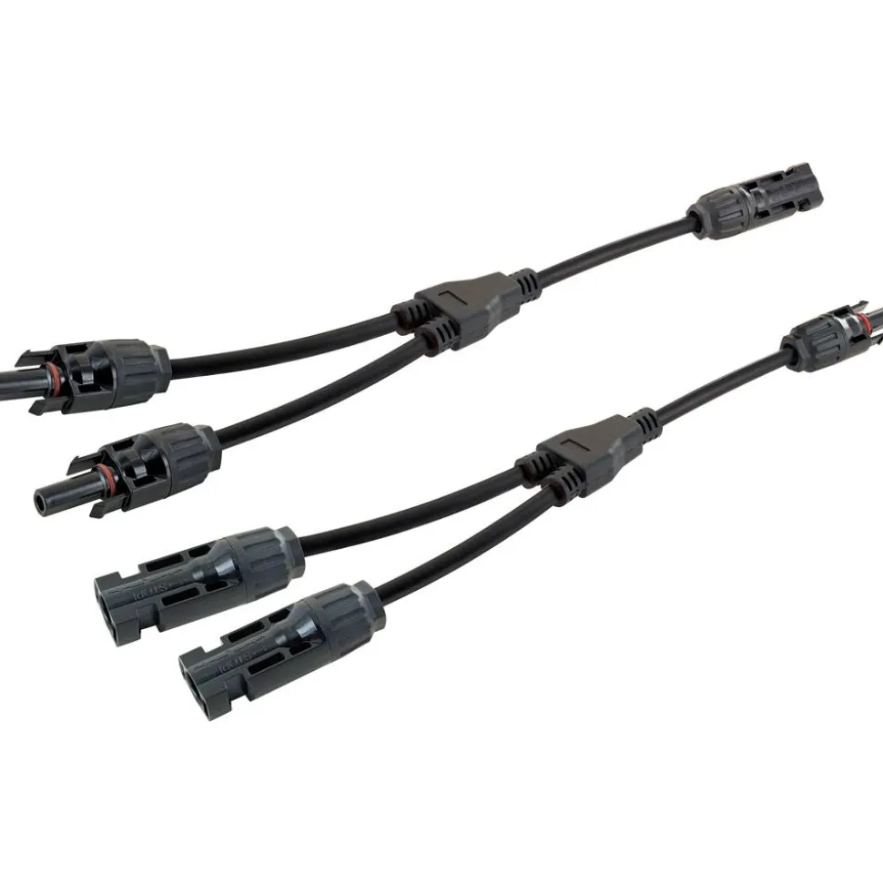 Adapterkabel-Set MC4 2in1, 20 cm 2-teilig