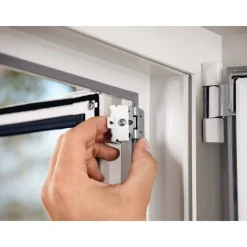 Adapterset für Türfliegengitter 'Falt' anthrazit, 3 Stück