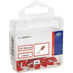 Aderendhülsen 1,0 mm² 100 Stück