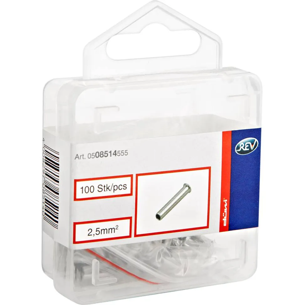 Aderendhülsen 2,5 mm² 100 Stück