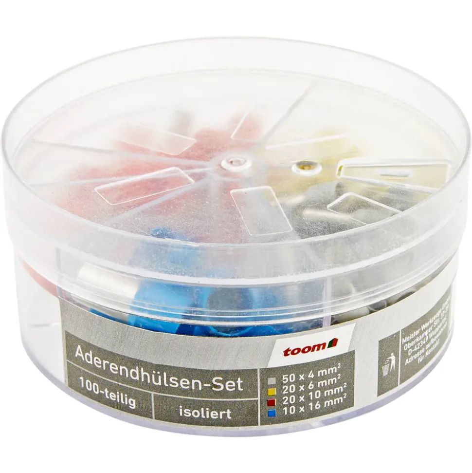 Aderendhülsen-Set 100-teilig