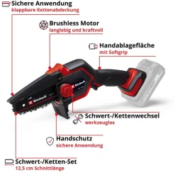 Akku-Astkettensäge 'GE-PS 18/15 Li'-Kit 18 V mit Holster ohne Akku