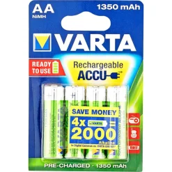 Akku-Batterie AA NiMH wiederaufladbar 4 Stück