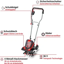 Akku-Bodenhacke 'GE-CR 30 Li-Solo'