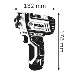 Akku-Bohrschrauber 'GSR 12V-15 FC Professional' 2 x 2,0 Ah Akku in Koffer