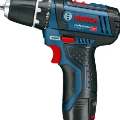 Akku-Bohrschrauber 'GSR 12V-15 Professional' mit 2 Akkus, Tasche und Zubehörset