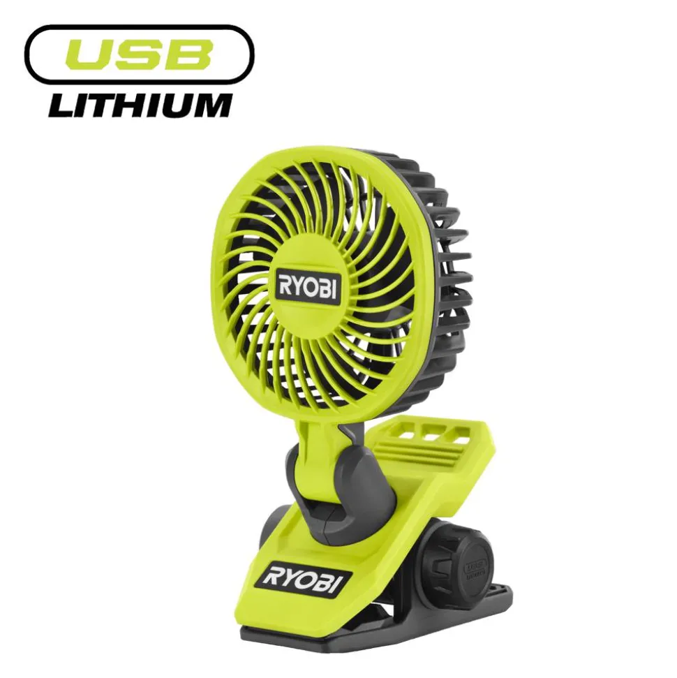 Akku-Clip-Ventilator 'USB-Lithium' 8,7 x 25,3 x 16,6 cm 4 V ohne Akku und Ladekabel