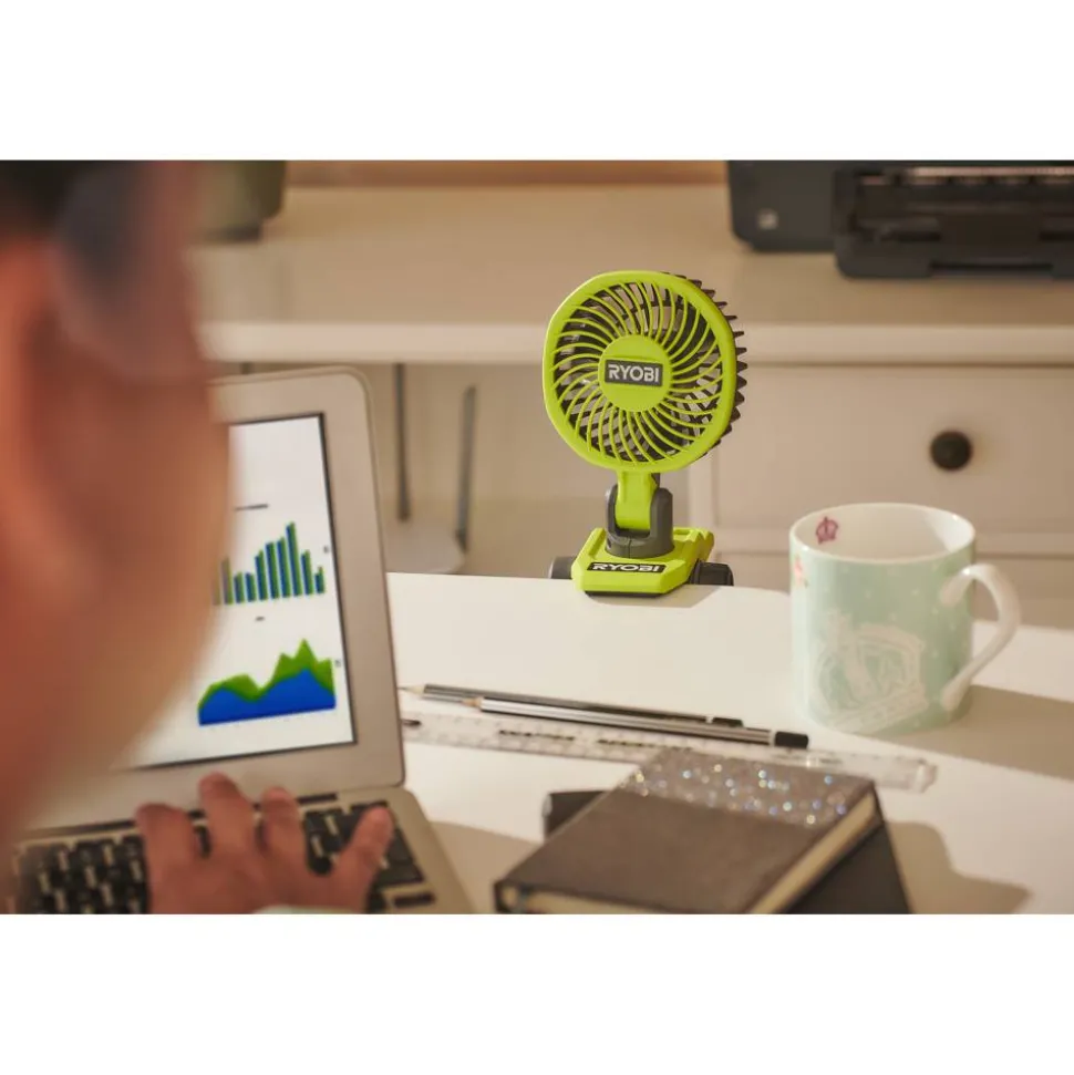 Akku-Clip-Ventilator 'USB-Lithium' 8,7 x 25,3 x 16,6 cm 4 V ohne Akku und Ladekabel
