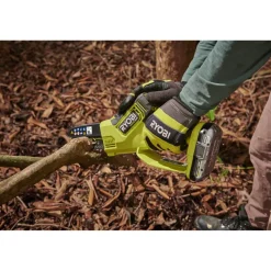Akku-Einhand-Kettensäge 'One+ HP Brushless RY18PSX15A-120' 18 V 15 cm mit Akku und Ladegerät