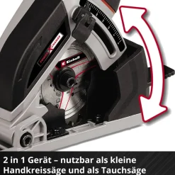 Akku-Handkreissäge 'TE-CS 18/89 Li - Solo' 18 V ohne Akku, Ø 89 mm