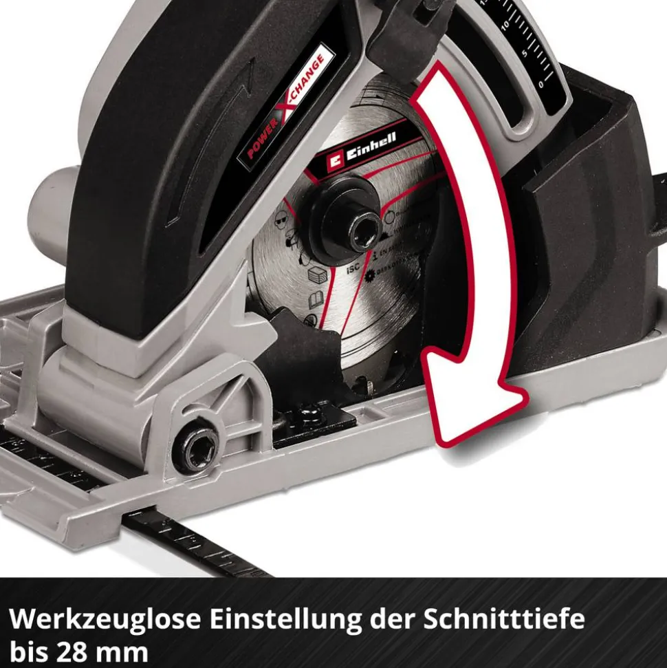 Akku-Handkreissäge 'TE-CS 18/89 Li - Solo' 18 V ohne Akku, Ø 89 mm