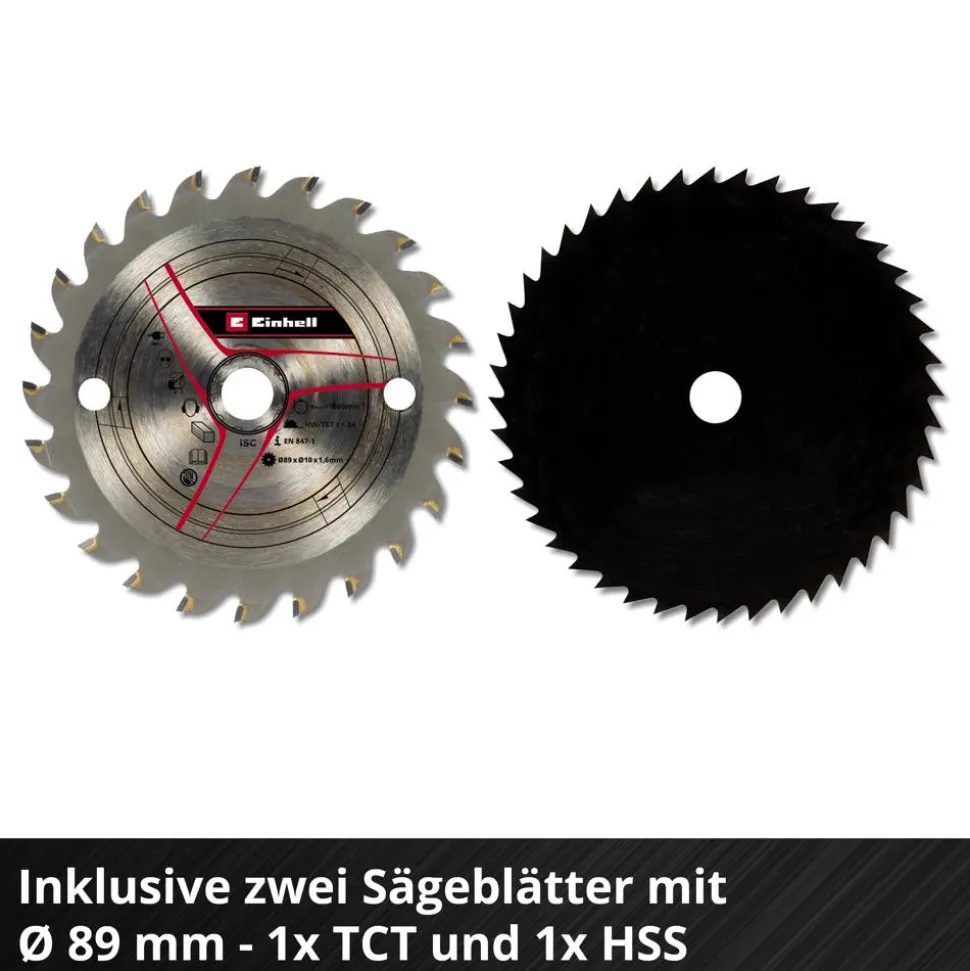Akku-Handkreissäge 'TE-CS 18/89 Li - Solo' 18 V ohne Akku, Ø 89 mm