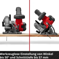 Akku-Handkreissäge 'TE-CS 18/165-2 Li - Solo' ohne Akku