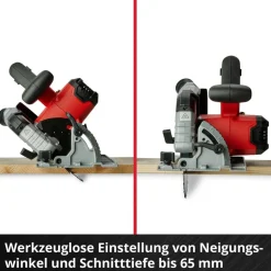 Akku-Handkreissäge 'TP-CS 18/190 Li BL - Solo' Ø 190 mm, ohne Akku
