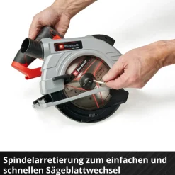 Akku-Handkreissäge 'TP-CS 18/190 Li BL - Solo' Ø 190 mm, ohne Akku